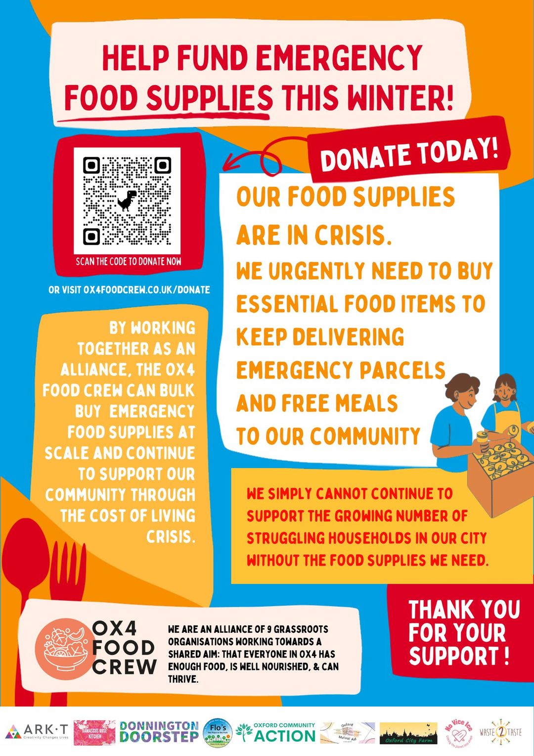 🧡 Food Supplies Funding Appeal 🧡 - Oxford Community Action